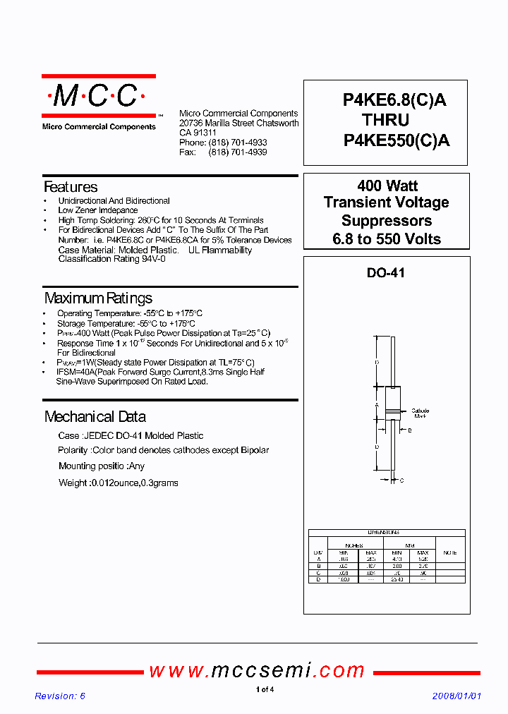 P4KE24-AP_7377874.PDF Datasheet