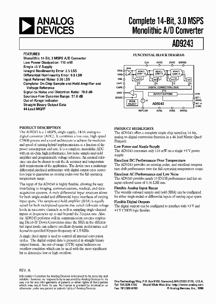 AD9243ASZ_7381172.PDF Datasheet