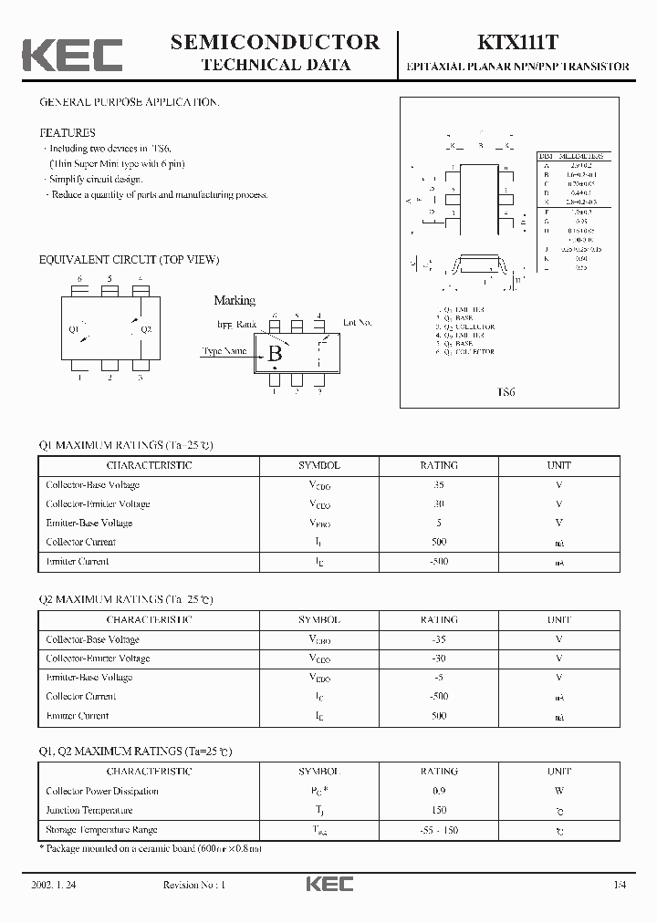 KTX111T-Y_7380137.PDF Datasheet