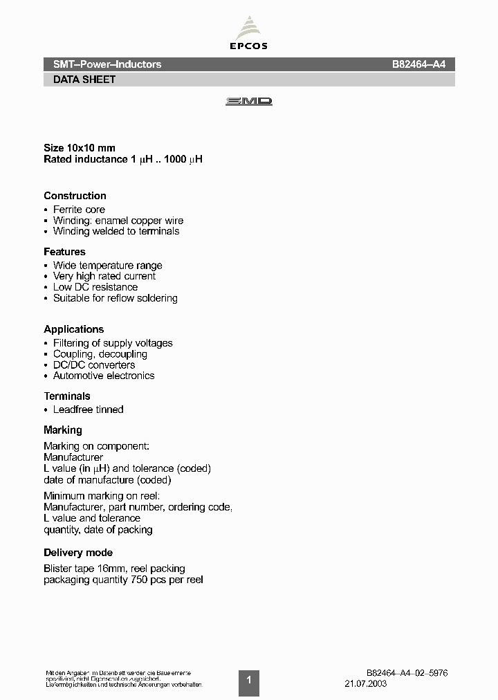B82464-A4474-K_7382160.PDF Datasheet