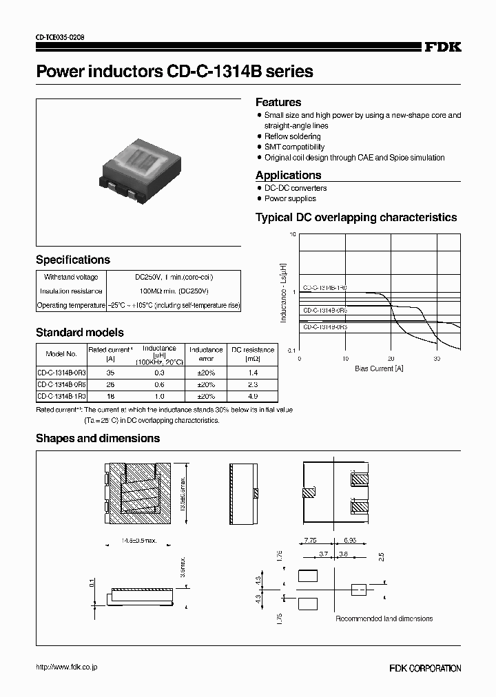CD-C-1314B-1R0_7381652.PDF Datasheet