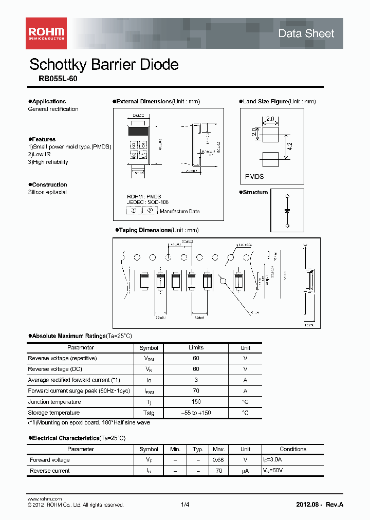 RB055L-60TF_7383433.PDF Datasheet