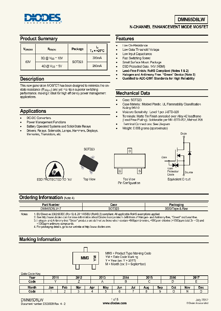 DMN65D8LW-7_7384179.PDF Datasheet