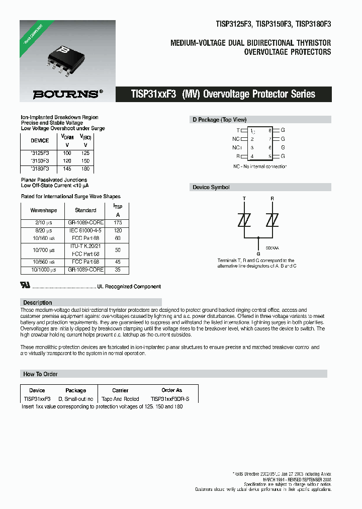 TISP3180F3_7384618.PDF Datasheet