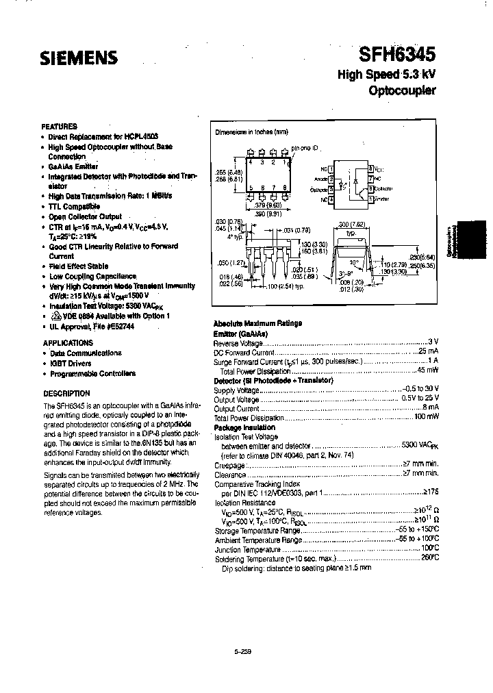 SFH6345-X001_7385390.PDF Datasheet