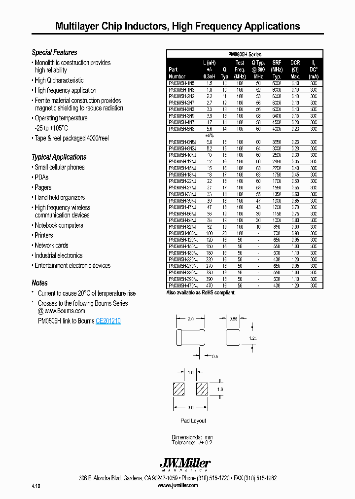 PM0805H-82NJ_7386376.PDF Datasheet