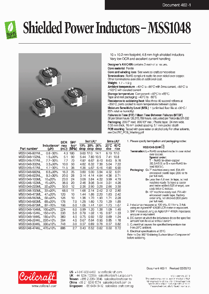 MSS1048-822NLB_7389412.PDF Datasheet