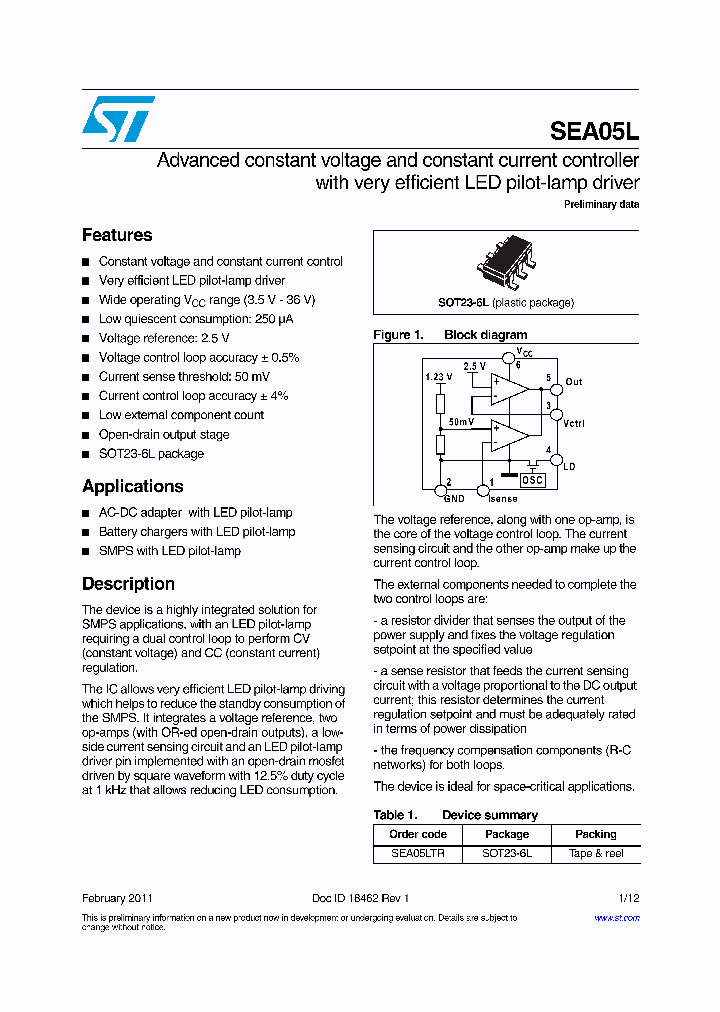 SEA05LTR_7389230.PDF Datasheet
