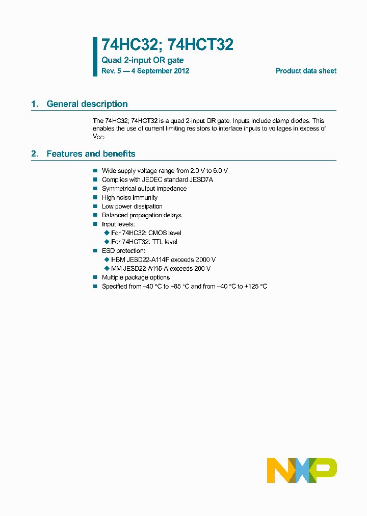 74HC32BQ_7390037.PDF Datasheet