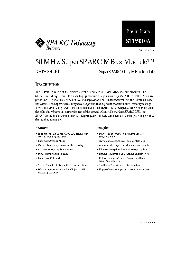 STP5010AMBUS50_7390009.PDF Datasheet