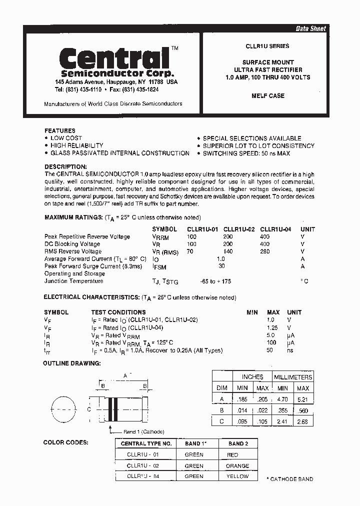 CLLR1U-01_7390031.PDF Datasheet