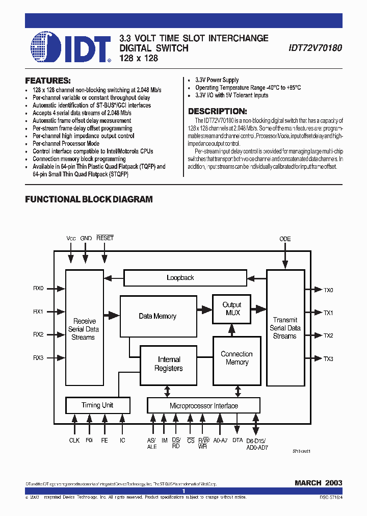 IDT72V70180PF_7391762.PDF Datasheet