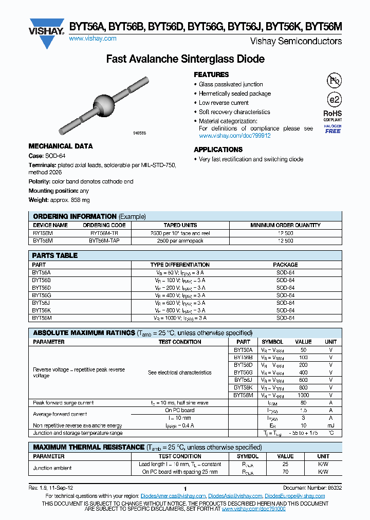 BYT56B-TAP_7392709.PDF Datasheet