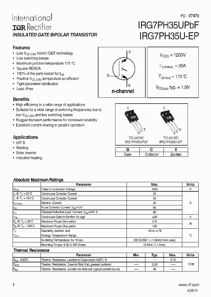 IRG7PH35U-EP_7393264.PDF Datasheet
