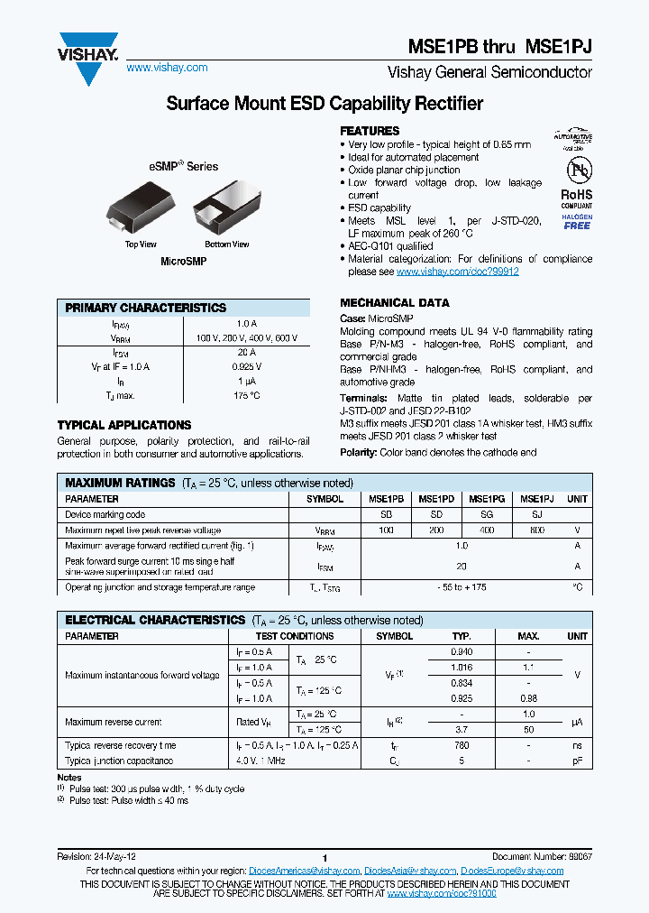 MSE1PJHM389A_7393291.PDF Datasheet