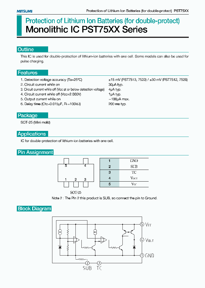 MITSUMIELECTRICCOLTD-PST7523_7393565.PDF Datasheet