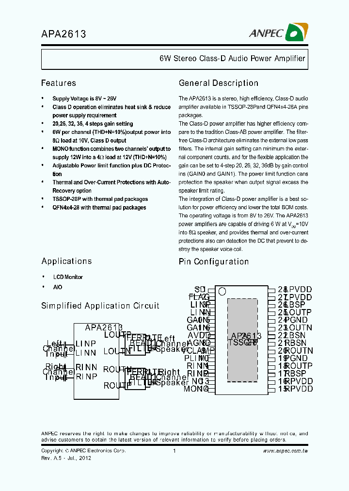 APA2613QAI-TRG_7393773.PDF Datasheet