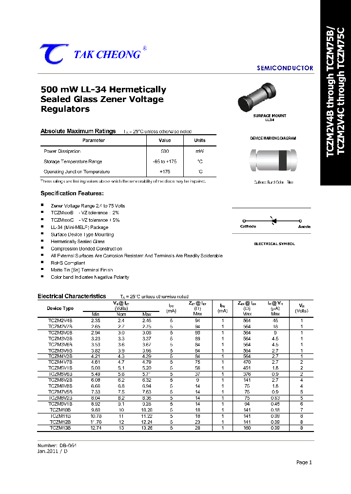 TCZM39B_7393915.PDF Datasheet