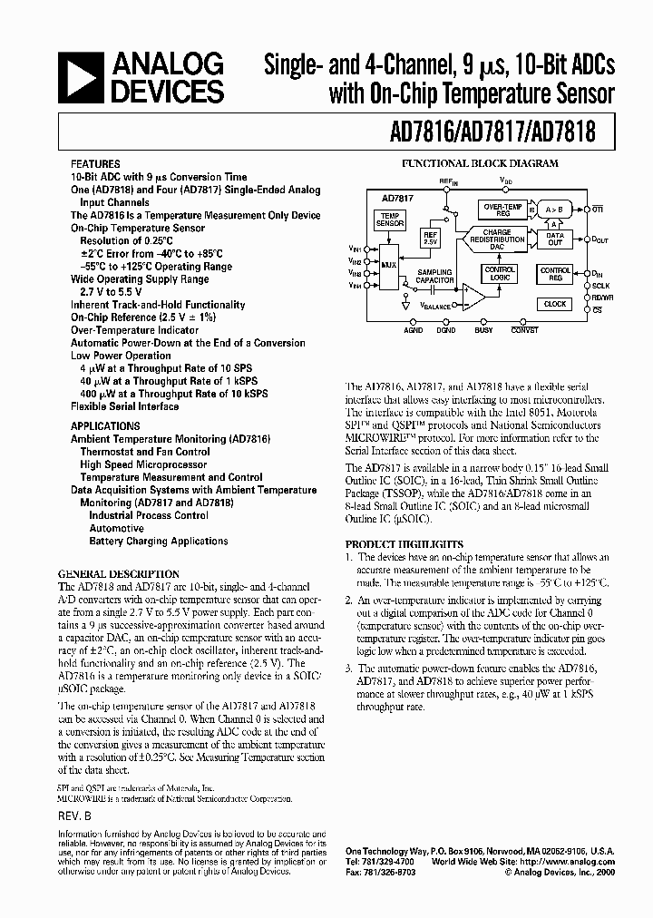 AD7816ARM-REEL_7394156.PDF Datasheet