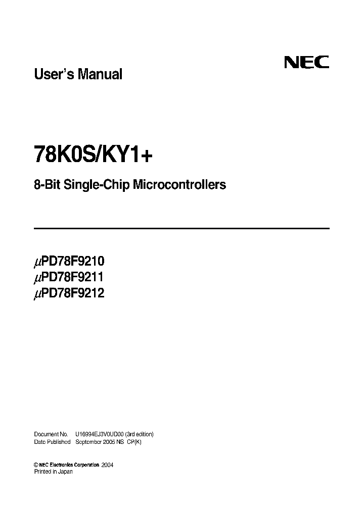 UPD78F9212GRT2-JJG-A_7395533.PDF Datasheet