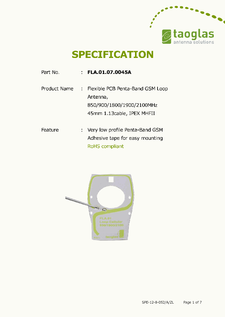 FLA01070045A_7395649.PDF Datasheet