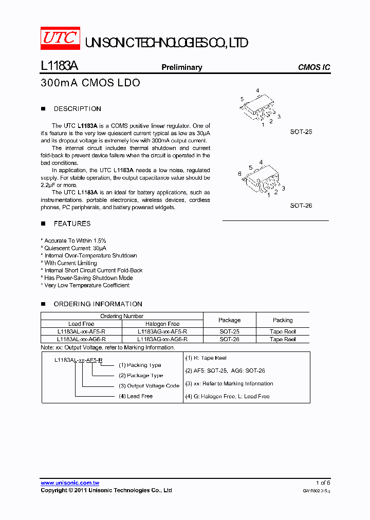 L1183AL-XX-AF5-R_7396340.PDF Datasheet