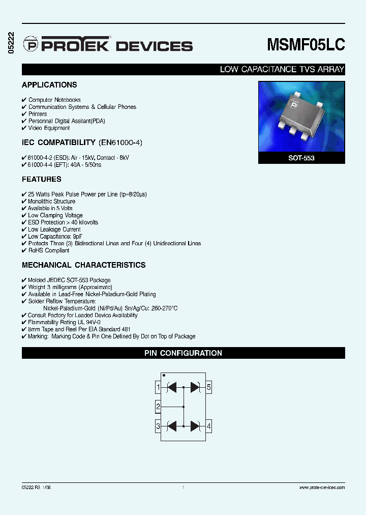 MSMF05LC-P-T13_7396600.PDF Datasheet