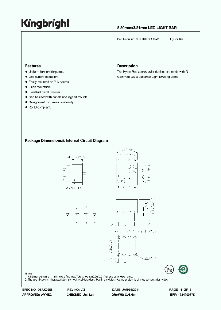 KB-D100SURKW_7397013.PDF Datasheet