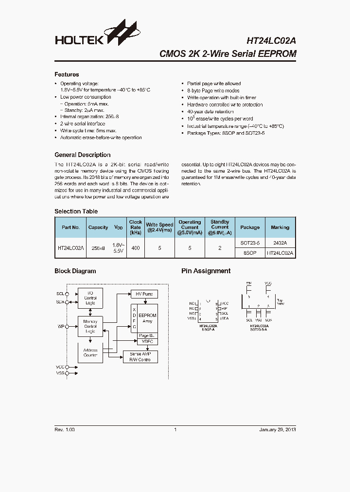 HT24LC02A_7398603.PDF Datasheet