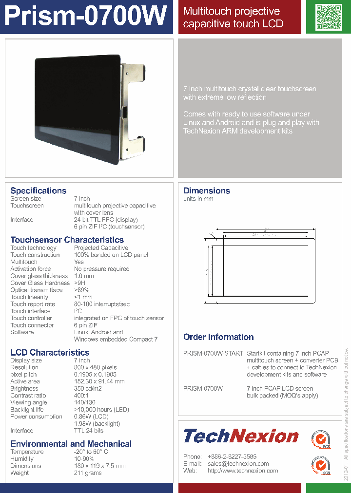 PRISM-0700W-START_7398761.PDF Datasheet
