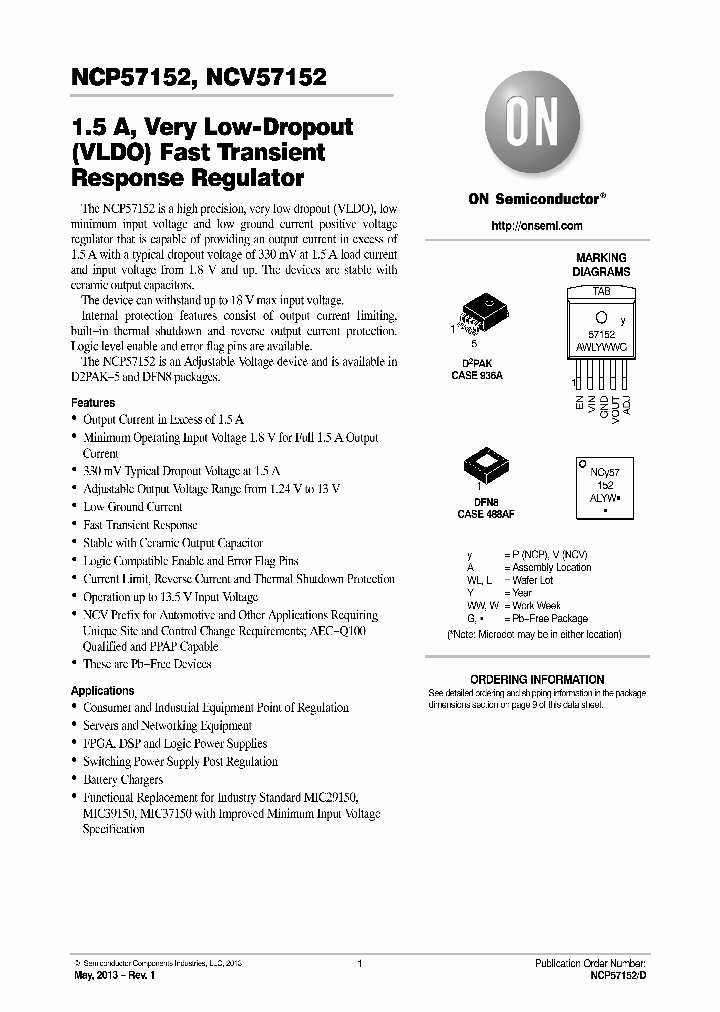 NCP57152DSADJR4G_7399944.PDF Datasheet