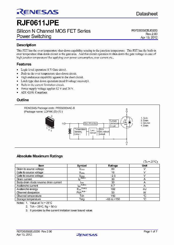 RJF0611JPE-00-J3_7400024.PDF Datasheet