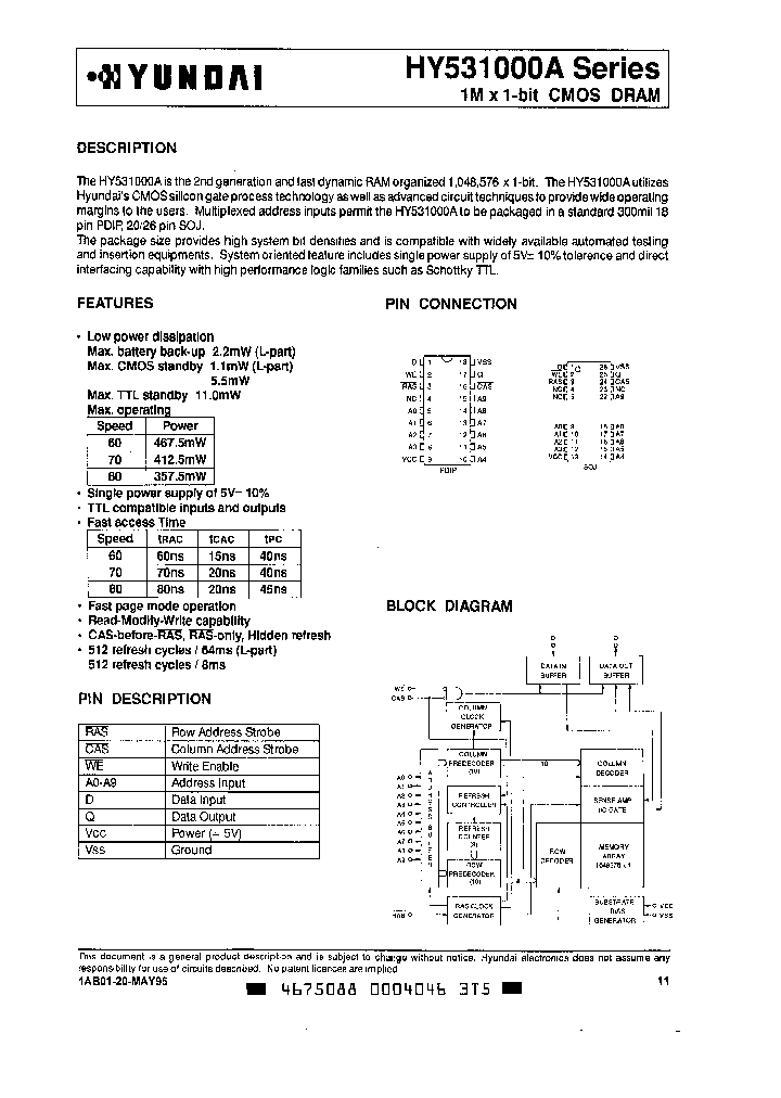 HY531000ALS-70_7400128.PDF Datasheet