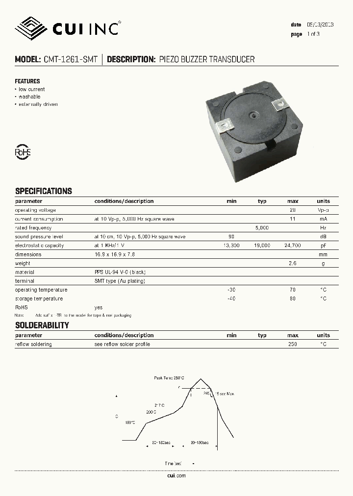 CMT-1261-SMT_7401133.PDF Datasheet