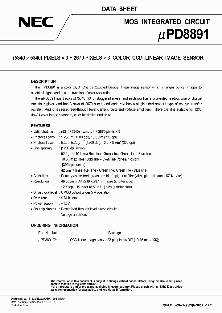 UPD8891_7401535.PDF Datasheet