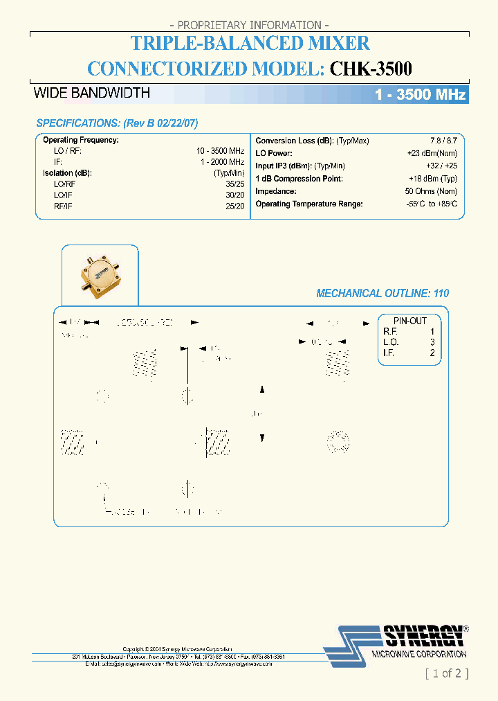 CHK-3500_7406124.PDF Datasheet