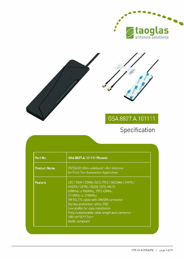 GSA8827A1011111_7405930.PDF Datasheet