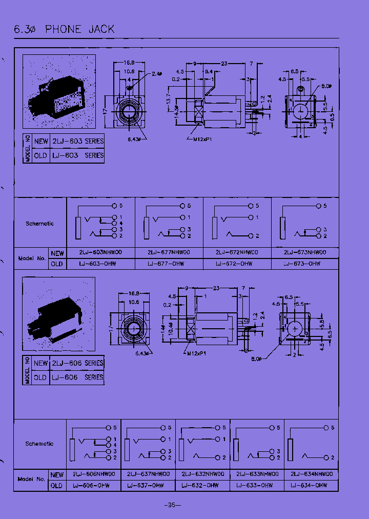 LJ-603-OHW_7407005.PDF Datasheet