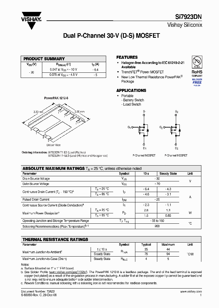 SI7923DN-T1-GE3_7407855.PDF Datasheet