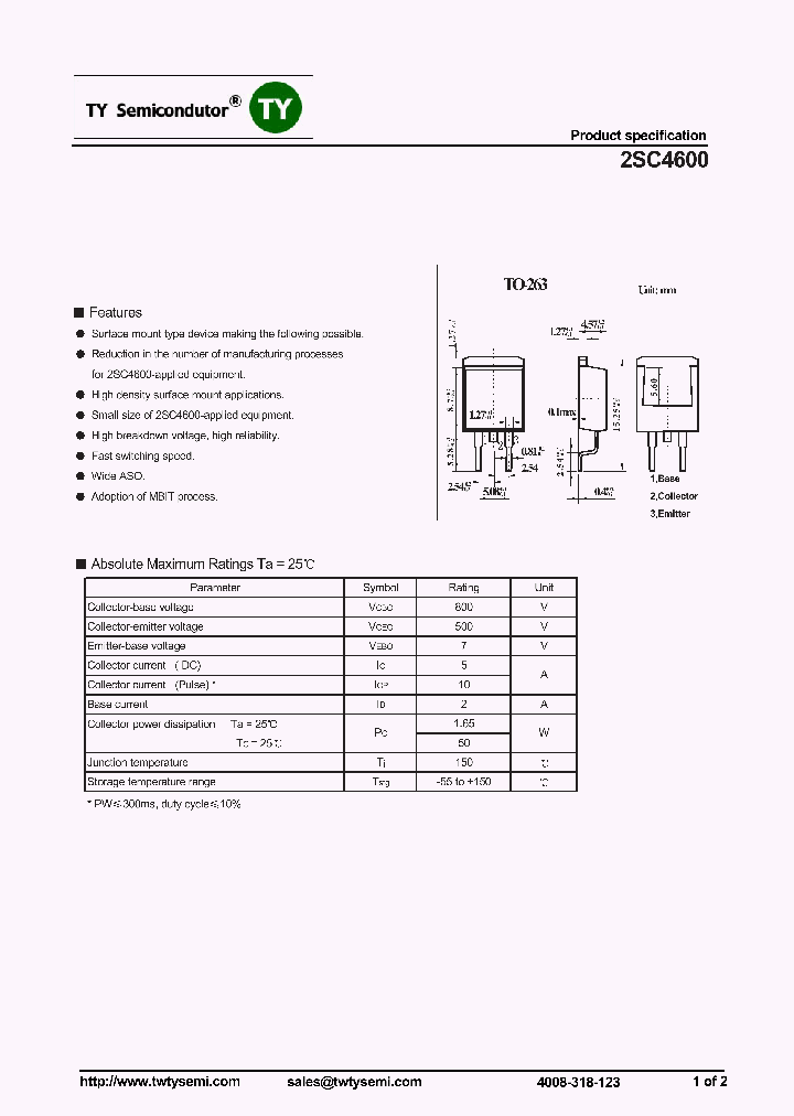 2SC4600_7407769.PDF Datasheet