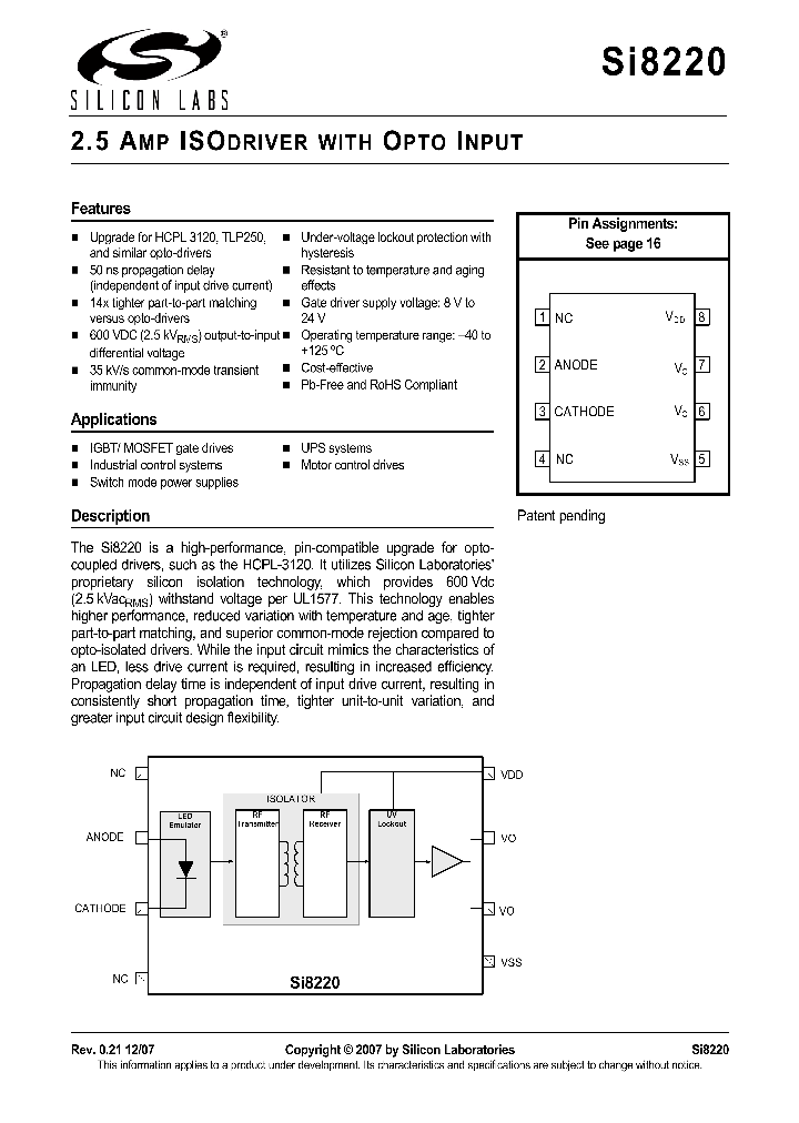 SI8220-B-IP_7407839.PDF Datasheet