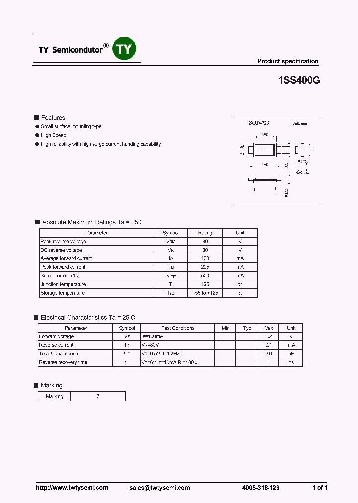 1SS400G_7415237.PDF Datasheet