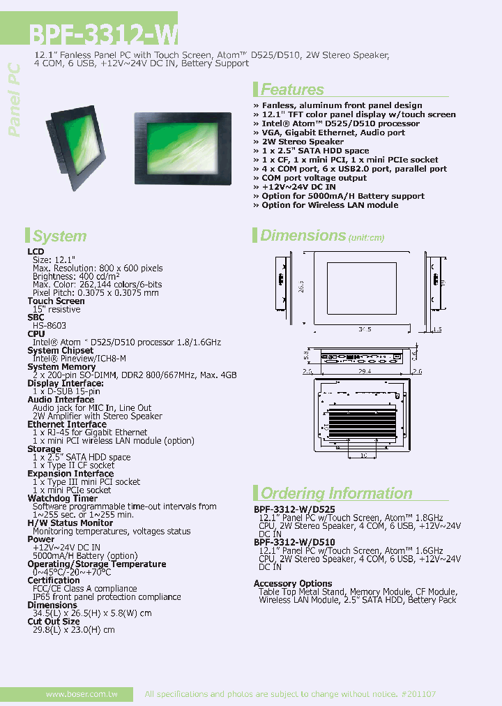 BPF-3312-WD525_7416238.PDF Datasheet