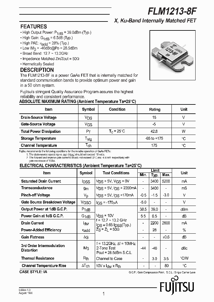 FLM1213-8F_7417822.PDF Datasheet