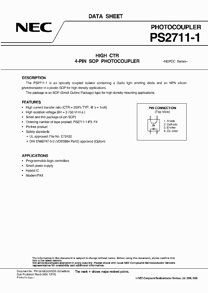 PS2711-1-V-F3_7419304.PDF Datasheet