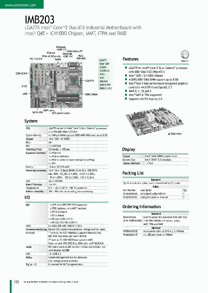 IMB203VGGA_7429748.PDF Datasheet