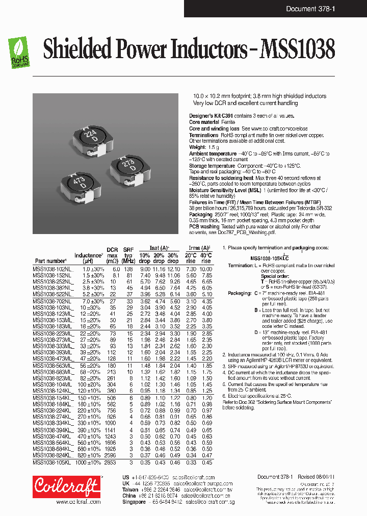 MSS1038-102NL_7430299.PDF Datasheet