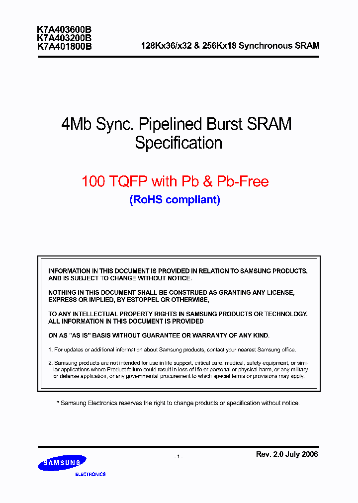 K7A403200B-PC160_7430866.PDF Datasheet