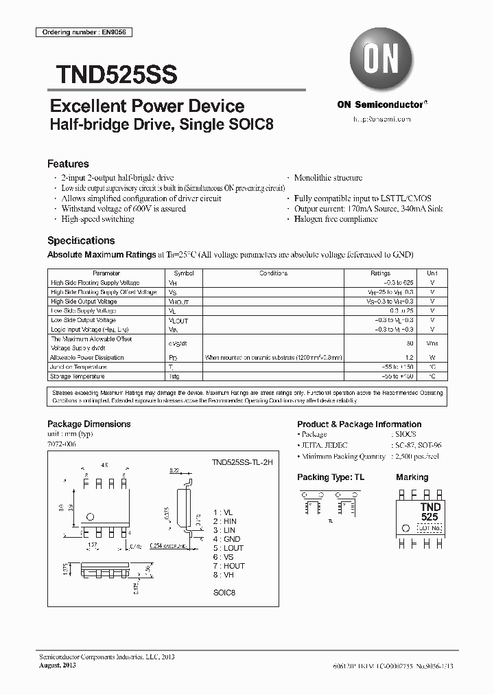 TND525SS-TL-2H_7430308.PDF Datasheet