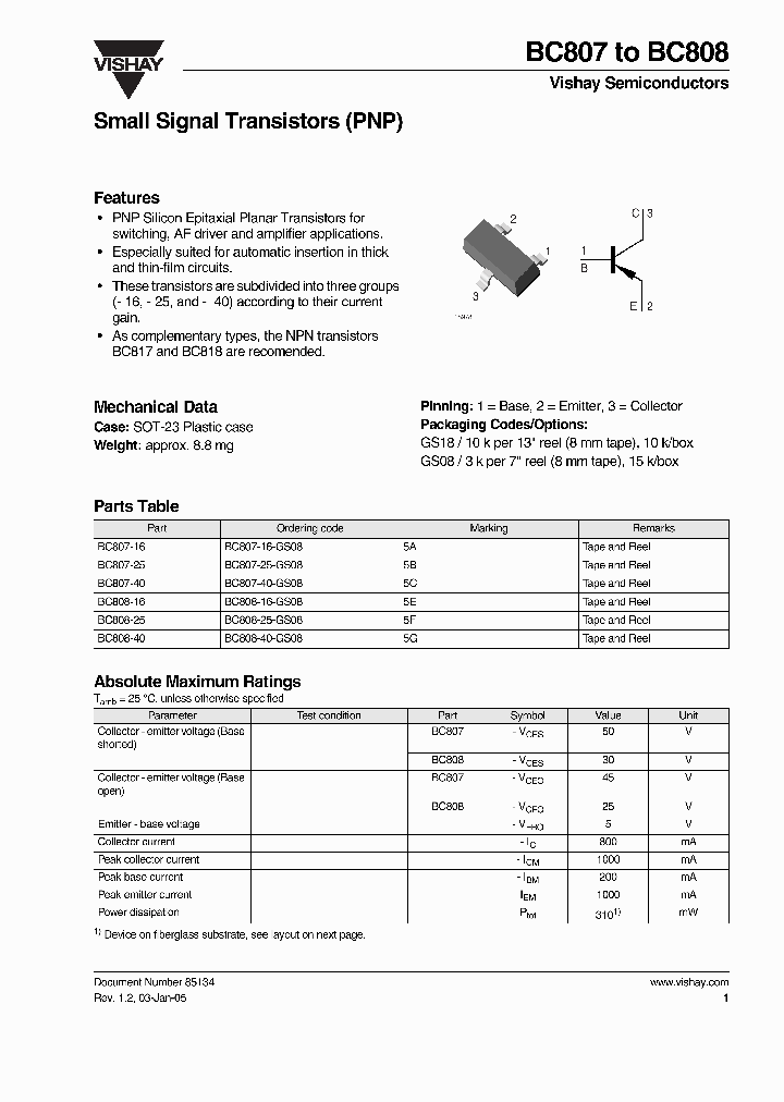 BC808-16-GS08_7432231.PDF Datasheet